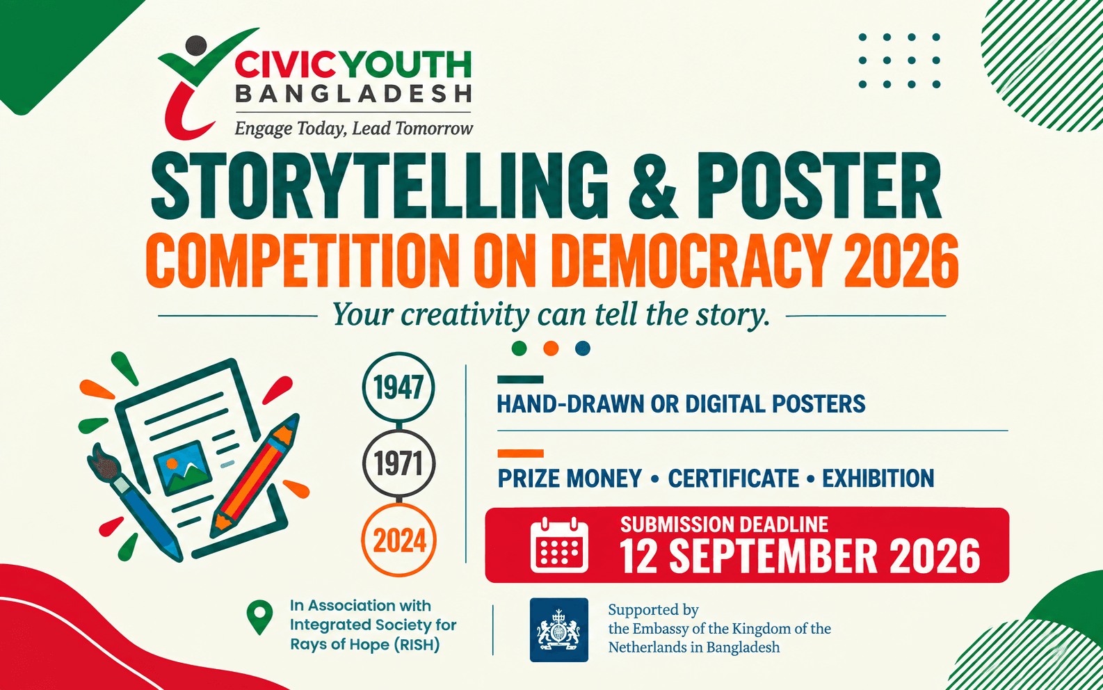 Storytelling & Poster Competition on Democracy 2026